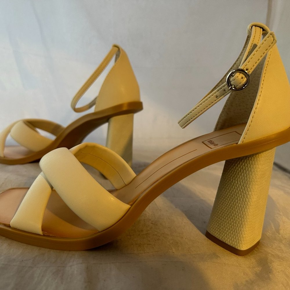 Dolce Vita  Farah Ankle Strap Sandal, Ivory  Women Size 10 & 11  NIB - Picture 4 of 7